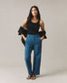 Women's Wide Leg Pant - Blue Sail